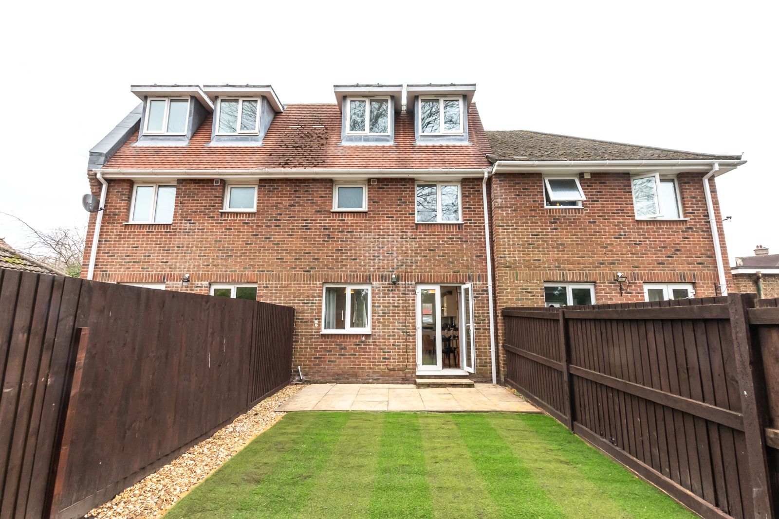 Rear Garden at the 3-Bed House, Smyth Villas