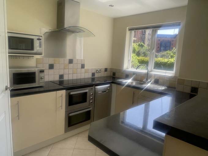 Kitchen at the 2-Bed 2-Bathroom Apartment, Anson House