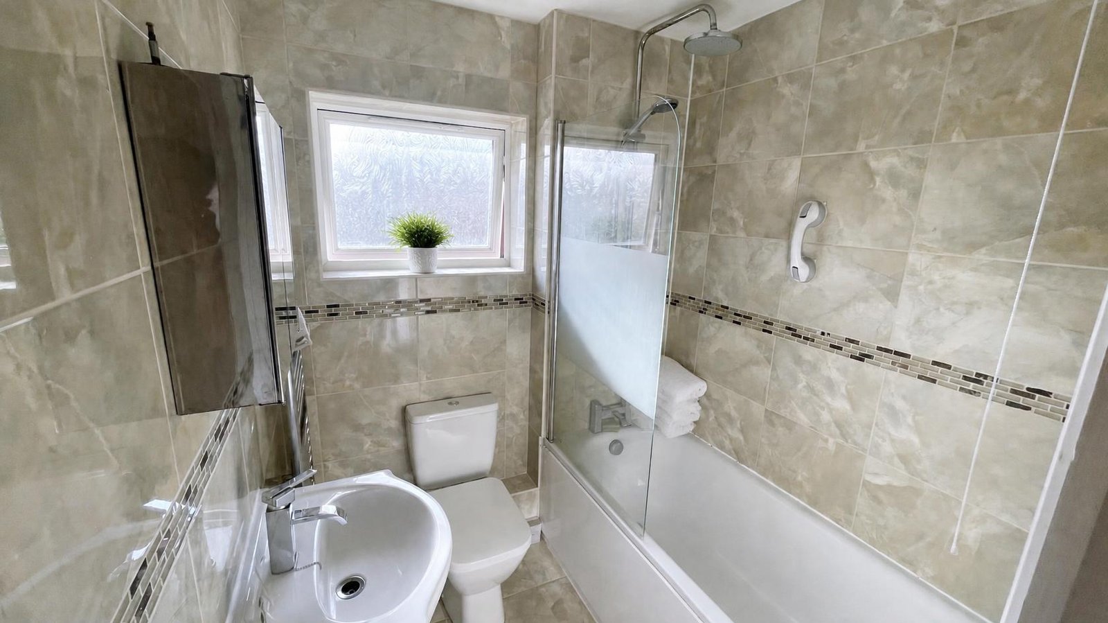 Family Bathroom at the 3-Bed House, Greenwood Avenue