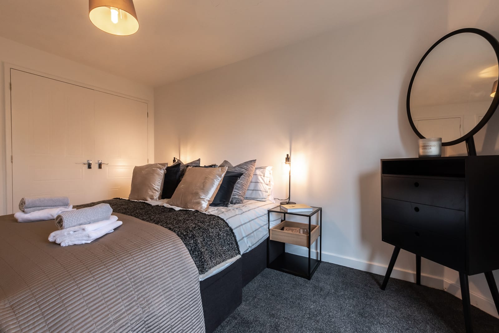 Bedroom at the 1-Bed Ground Floor Flat, Daneway House