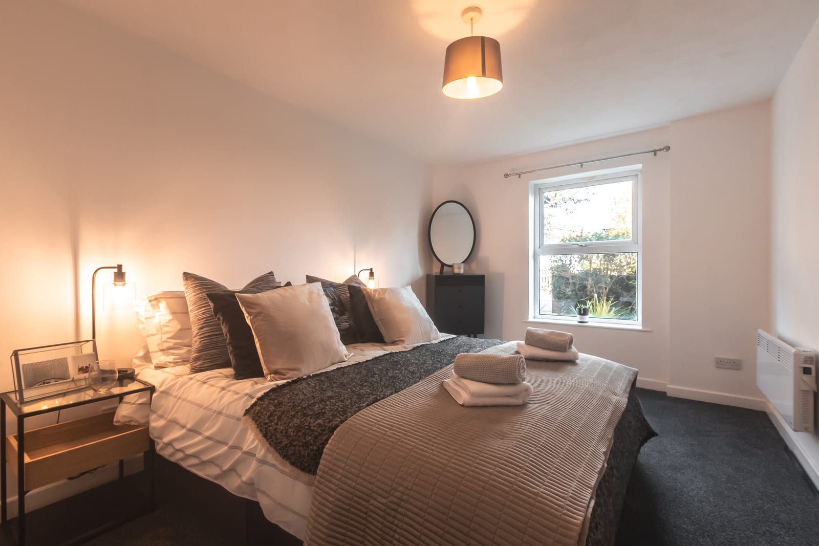 Bedroom at the 1-Bed Ground Floor Flat, Daneway House